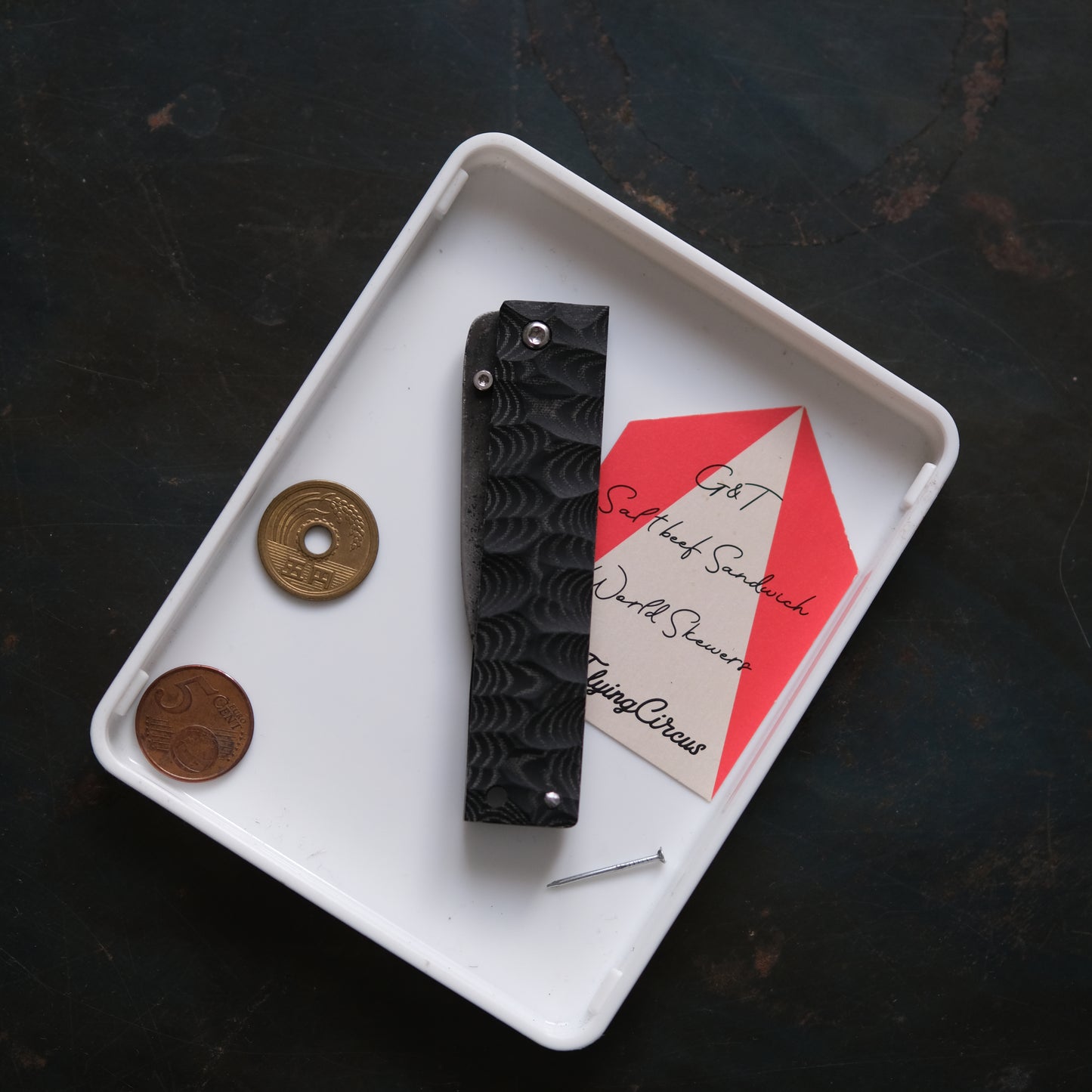 YOBO • COUTEAU PLIANT NOIR