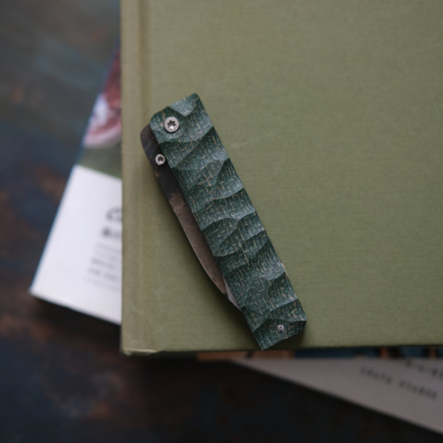 YOBO • COUTEAU PLIANT VERT