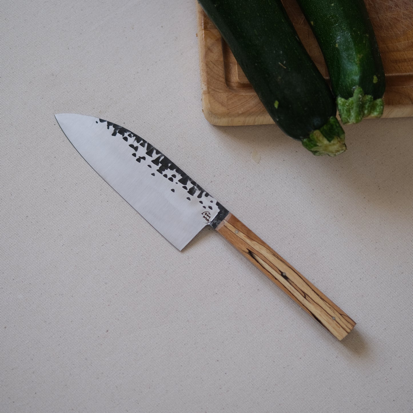 NALMADA • COUTEAU DE CUISINE HÊTRE ÉCHAUFFÉ