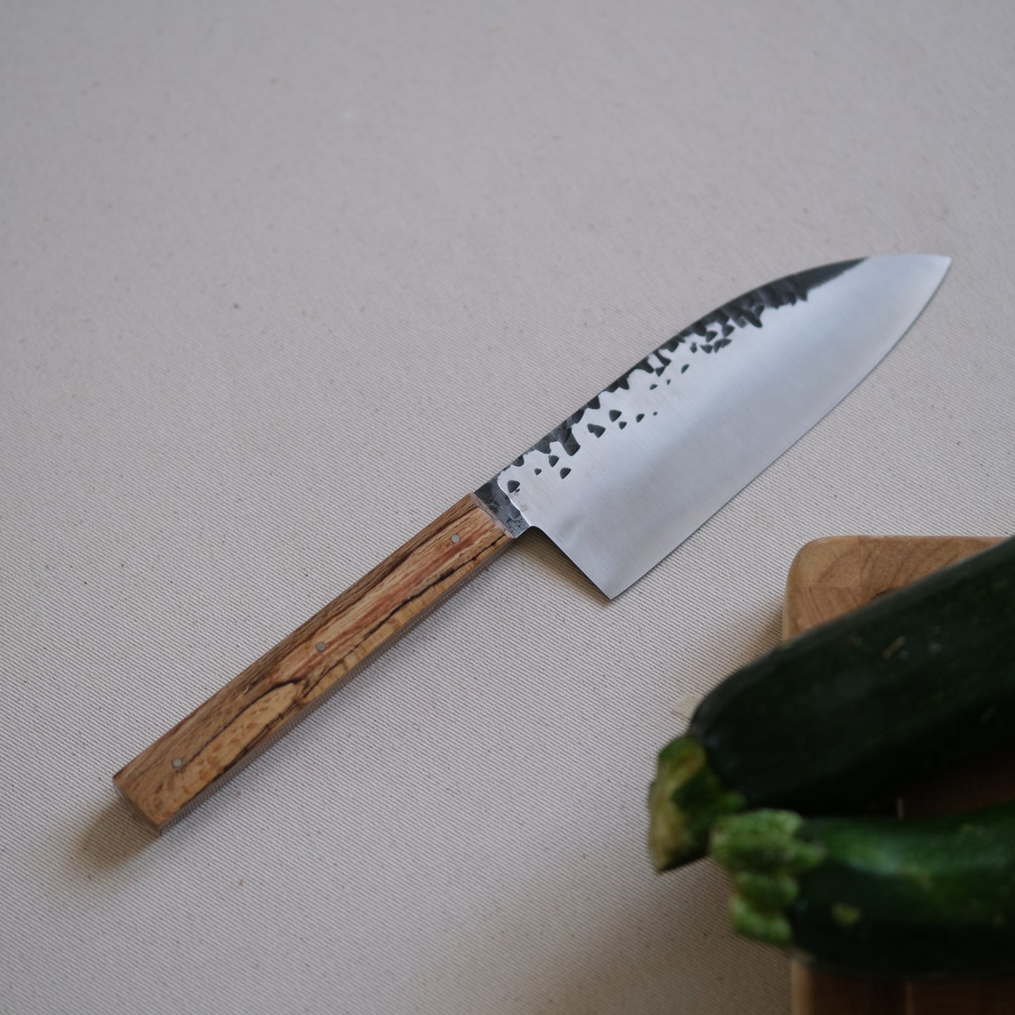 NALMADA • COUTEAU DE CUISINE HÊTRE ÉCHAUFFÉ