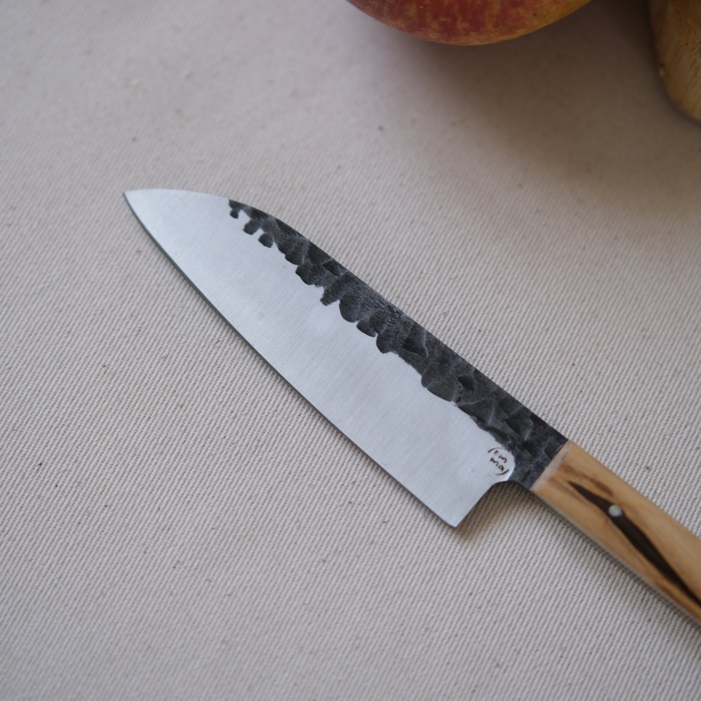 NALMADA MINI • COUTEAU D'OFFICE MARRONNIER ÉCHAUFFÉ