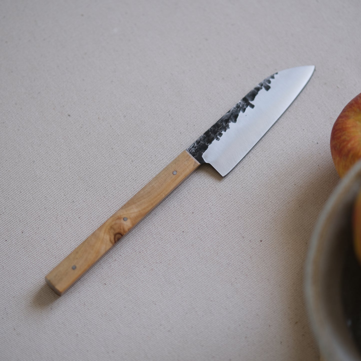 NALMADA MINI • COUTEAU D'OFFICE MARRONNIER ÉCHAUFFÉ