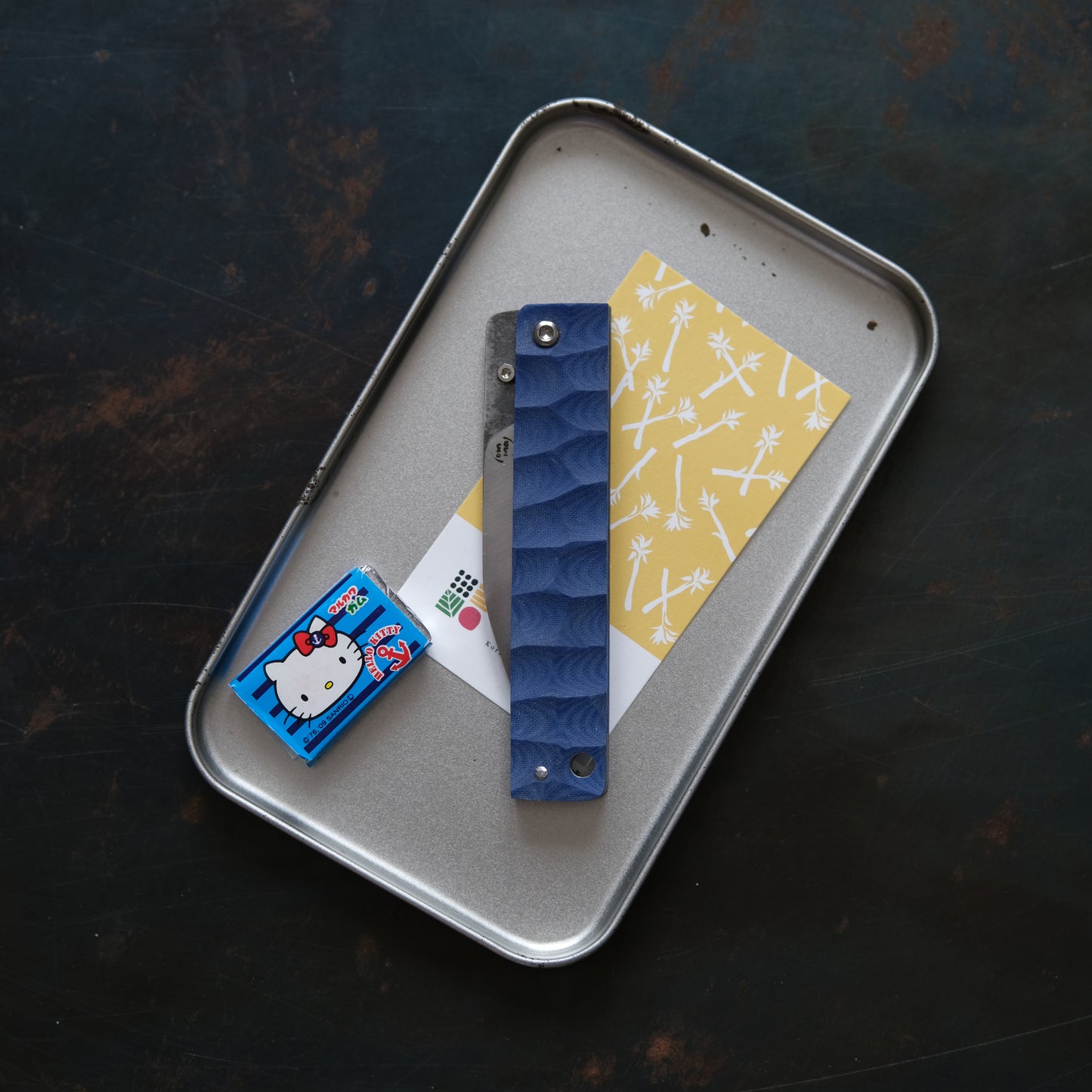 YOBO • COUTEAU PLIANT BLEU