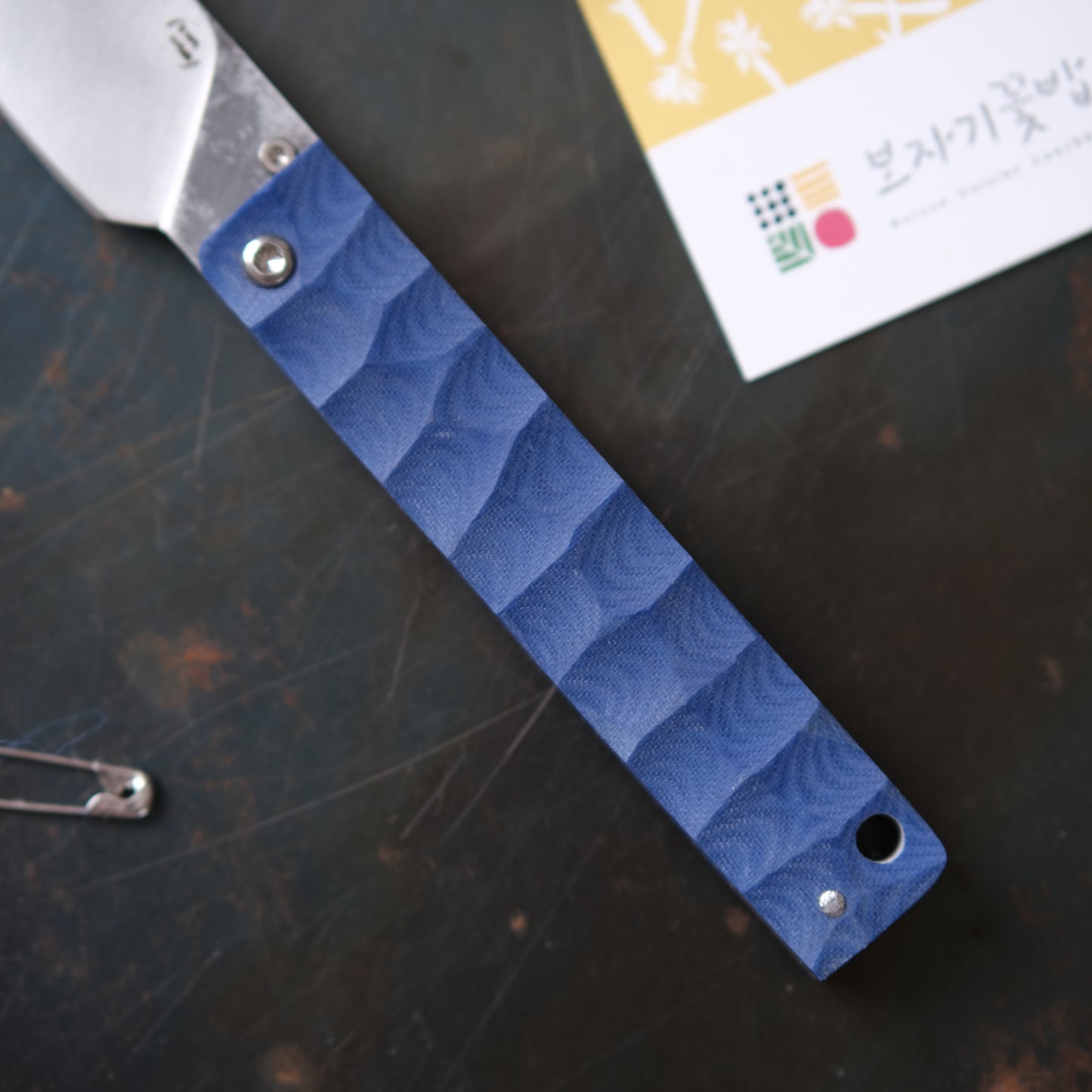 YOBO • COUTEAU PLIANT BLEU