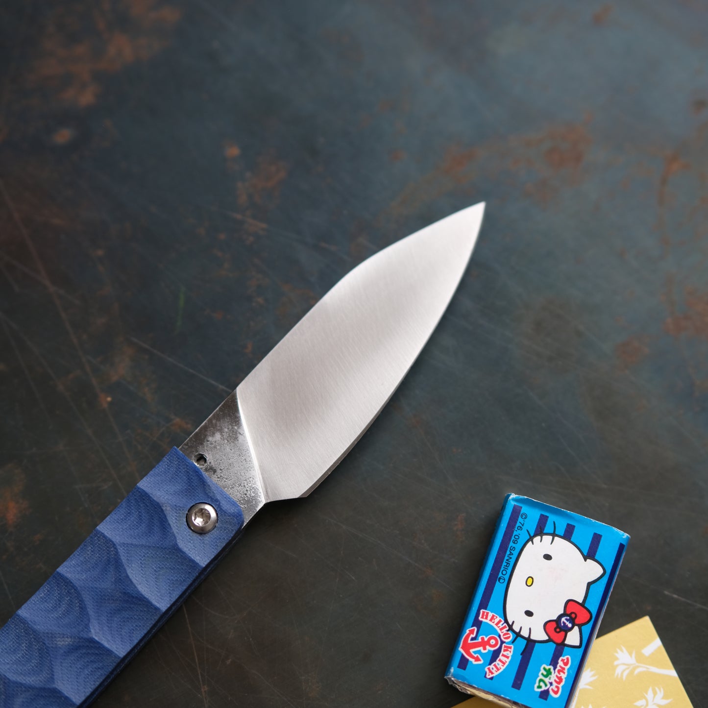 YOBO • COUTEAU PLIANT BLEU