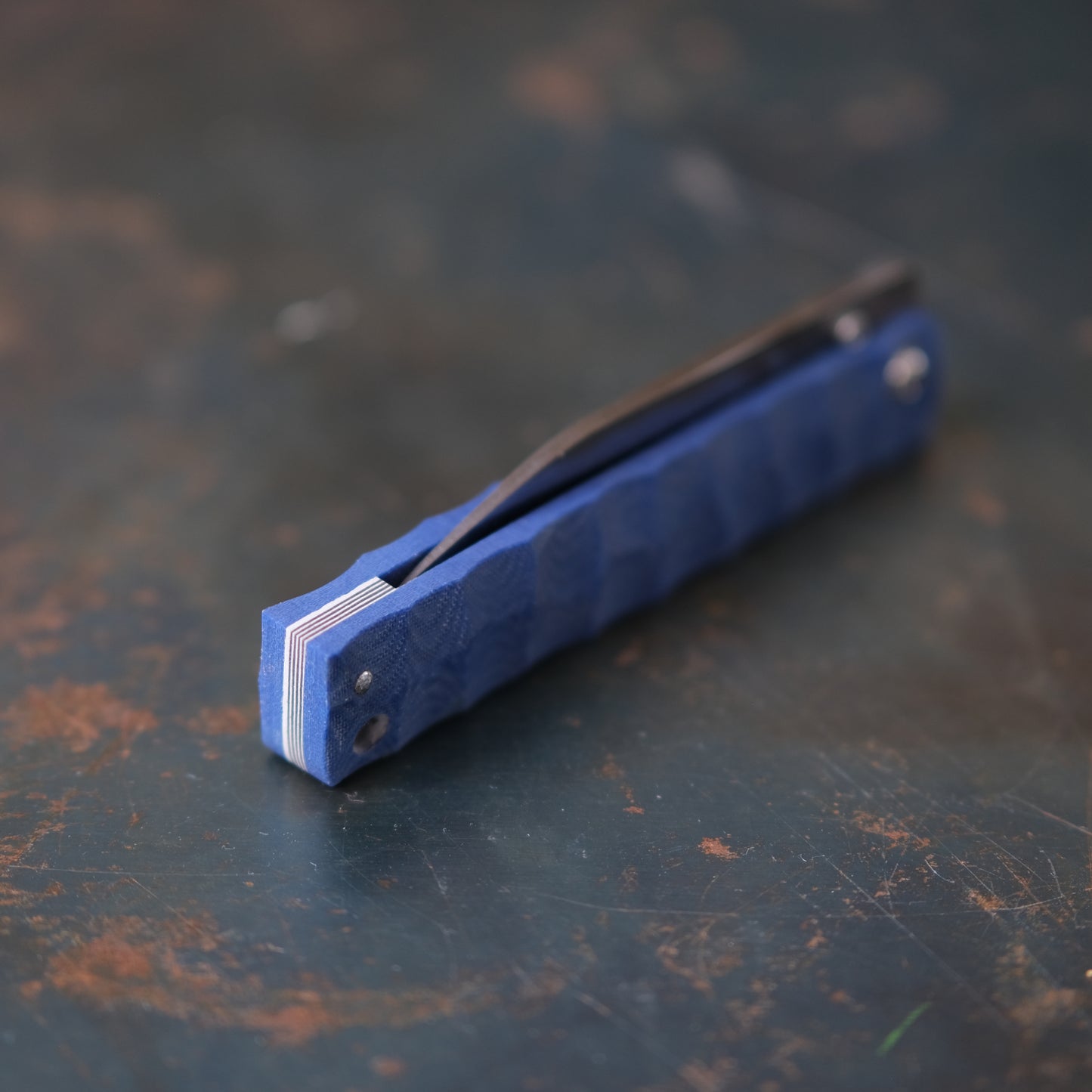 YOBO • COUTEAU PLIANT BLEU