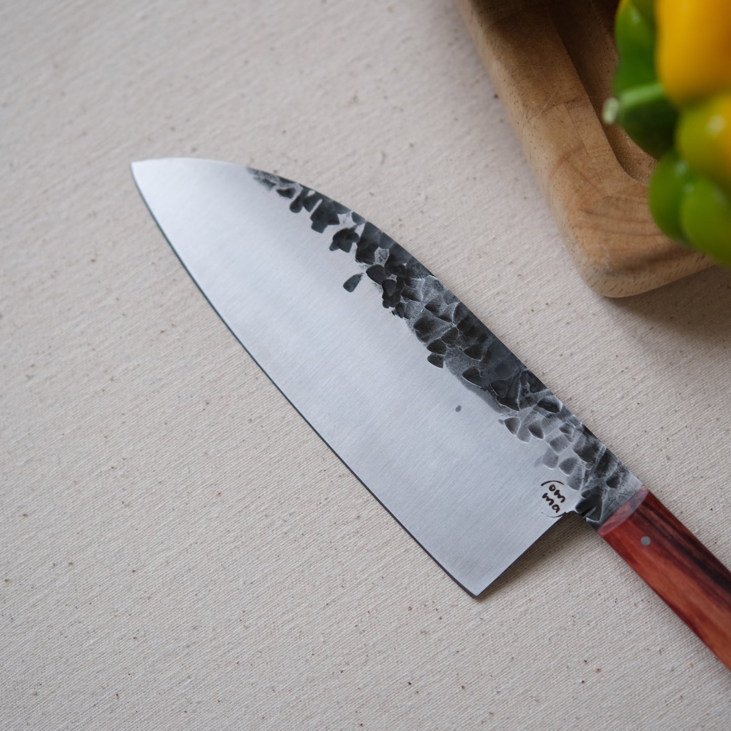 NALMADA • COUTEAU DE CUISINE BOIS DE ROSE
