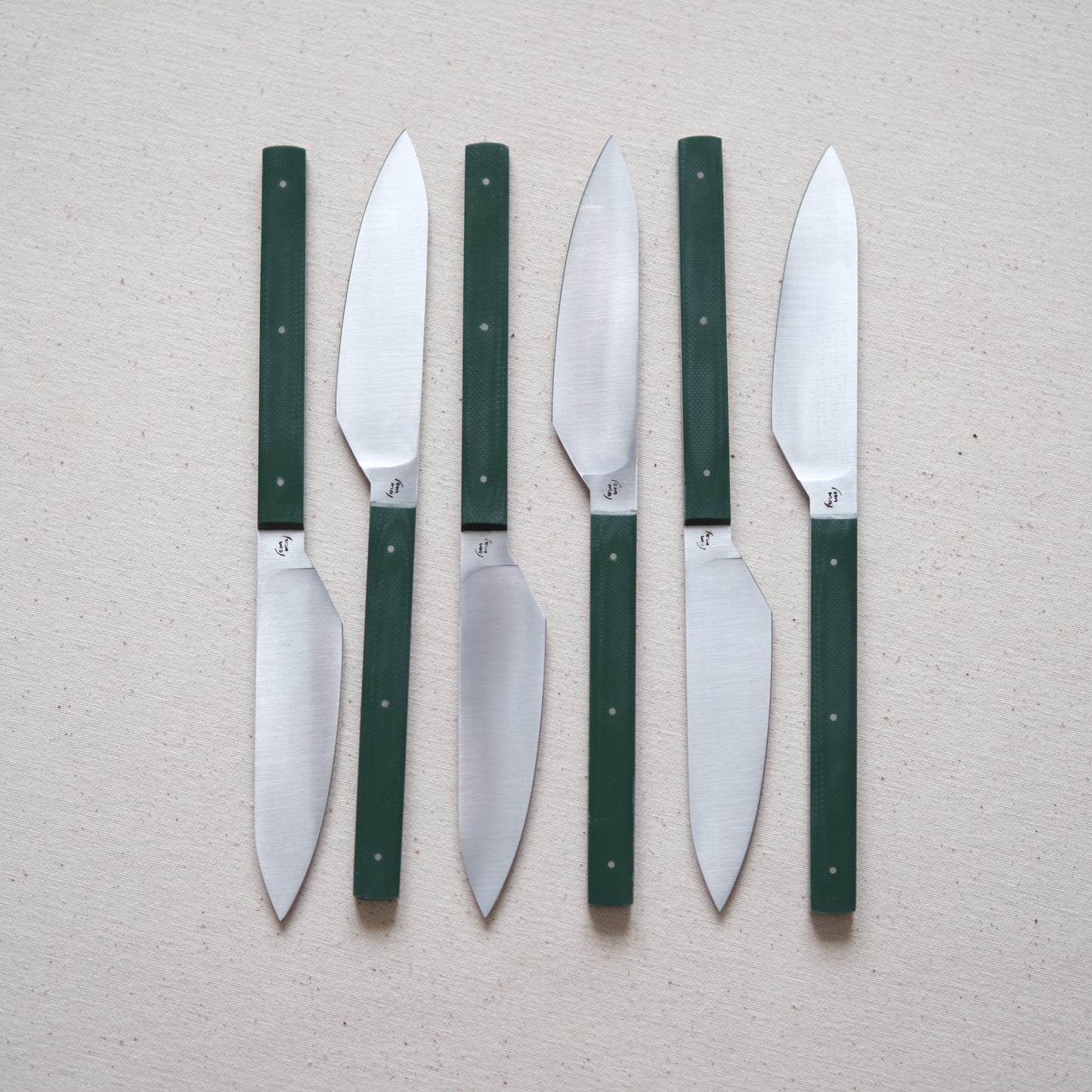 SIKSA • COFFRET DE COUTEAUX DE TABLE FIBRE DE VERRE VERT