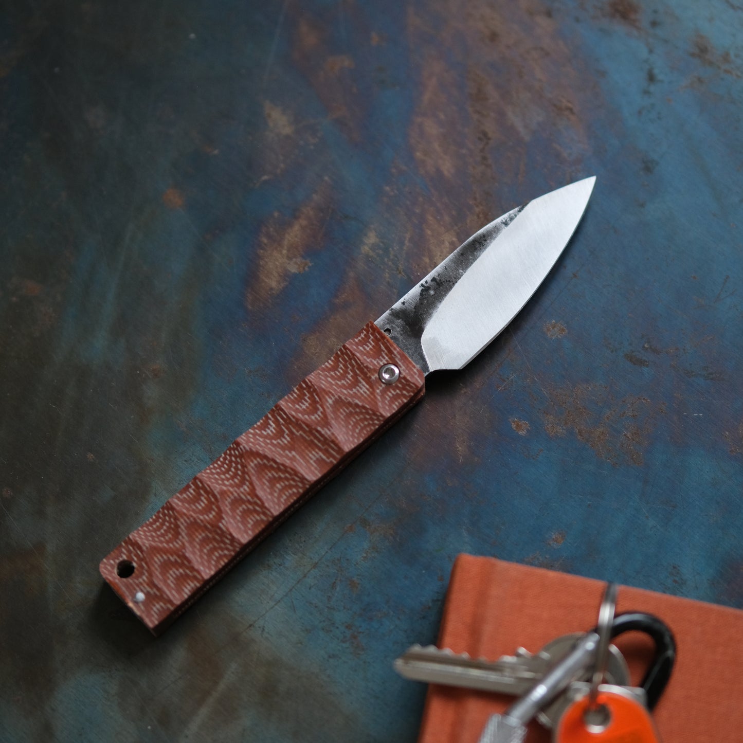 YOBO • COUTEAU PLIANT MARRON