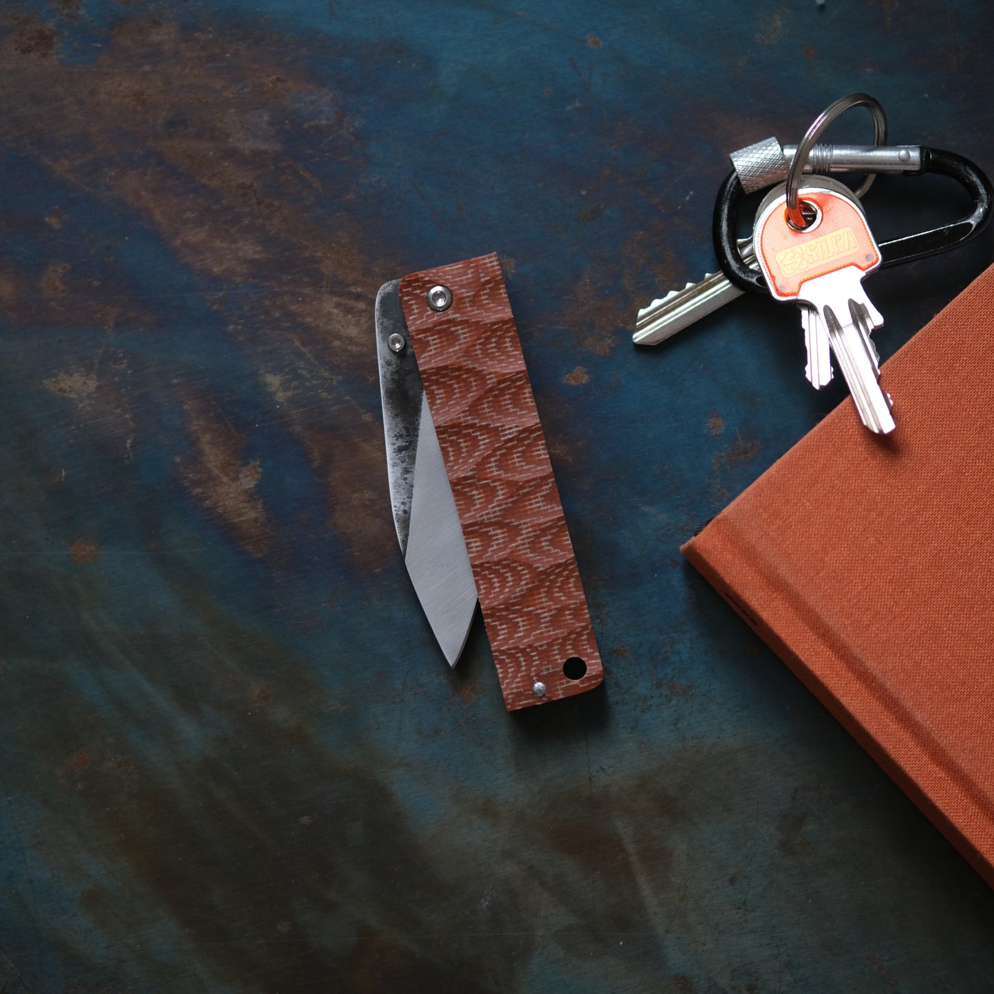 YOBO • COUTEAU PLIANT MARRON