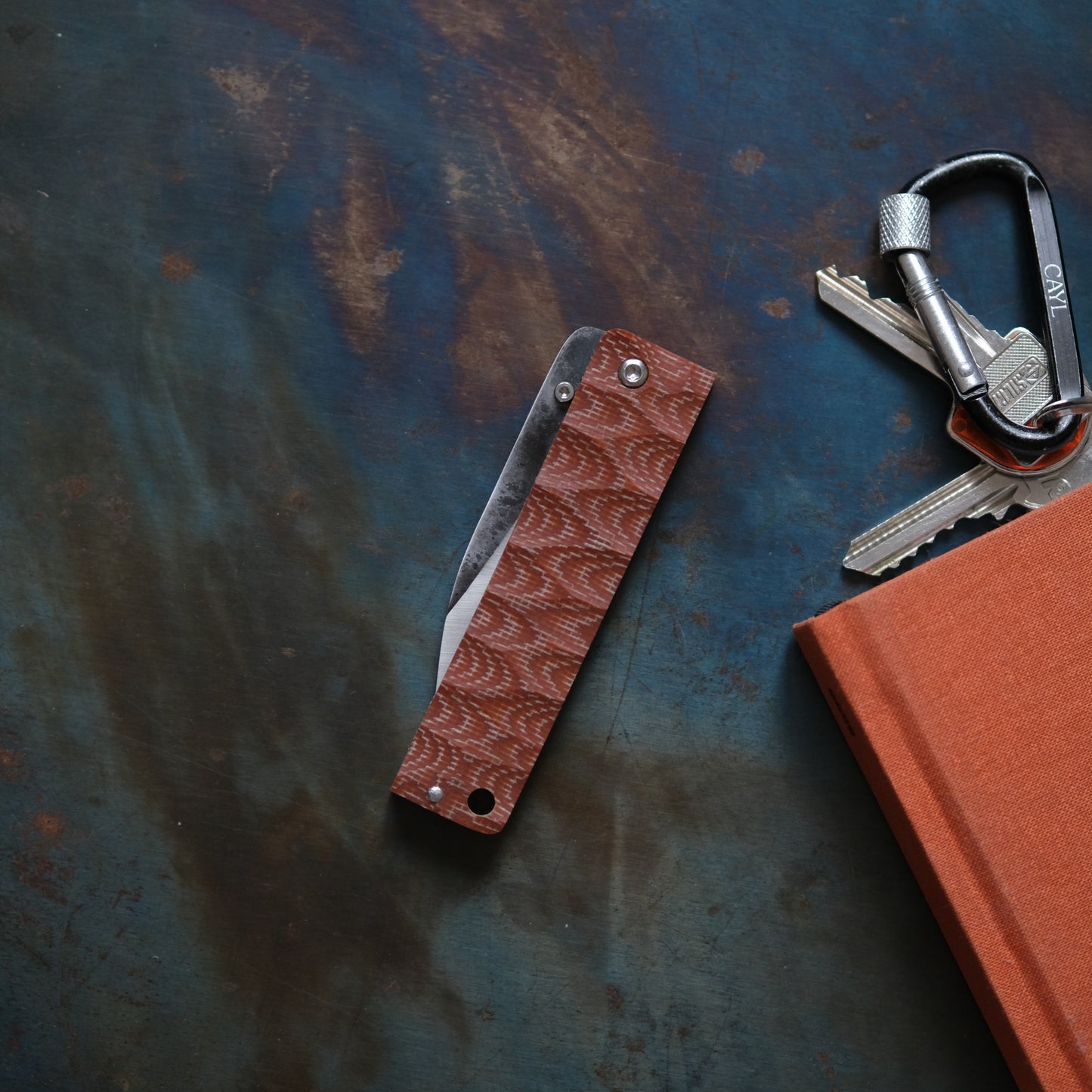 YOBO • COUTEAU PLIANT MARRON