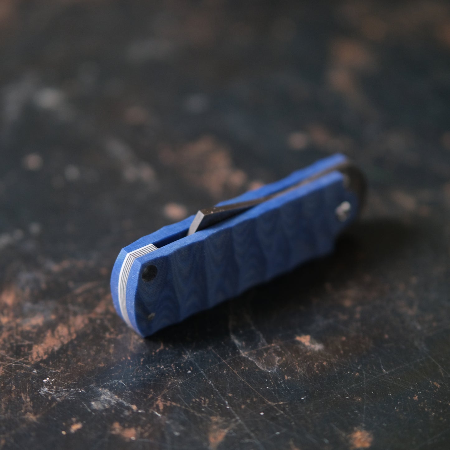 CHINGU • COUTEAU DE POCHE BLEU