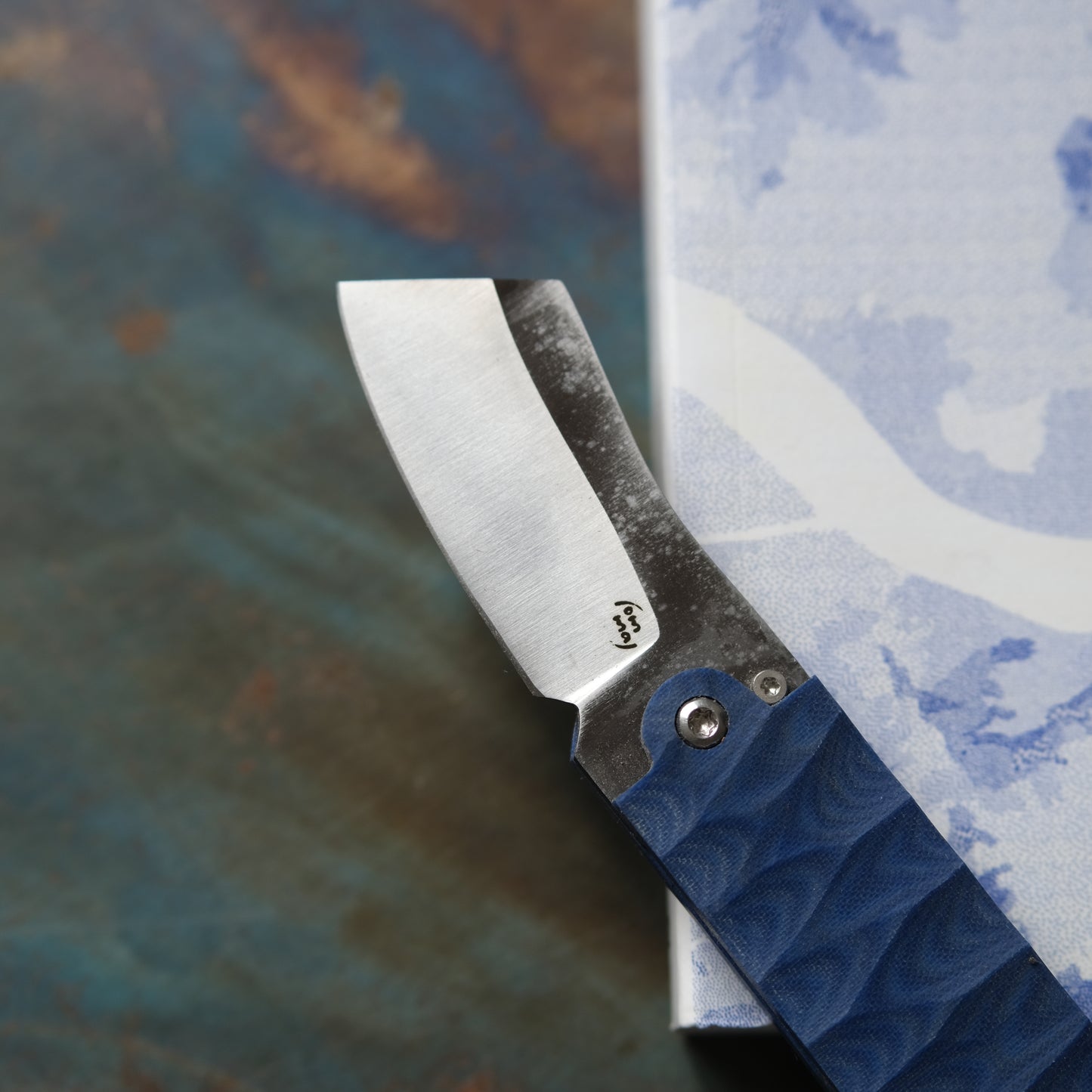 CHINGU • COUTEAU DE POCHE BLEU