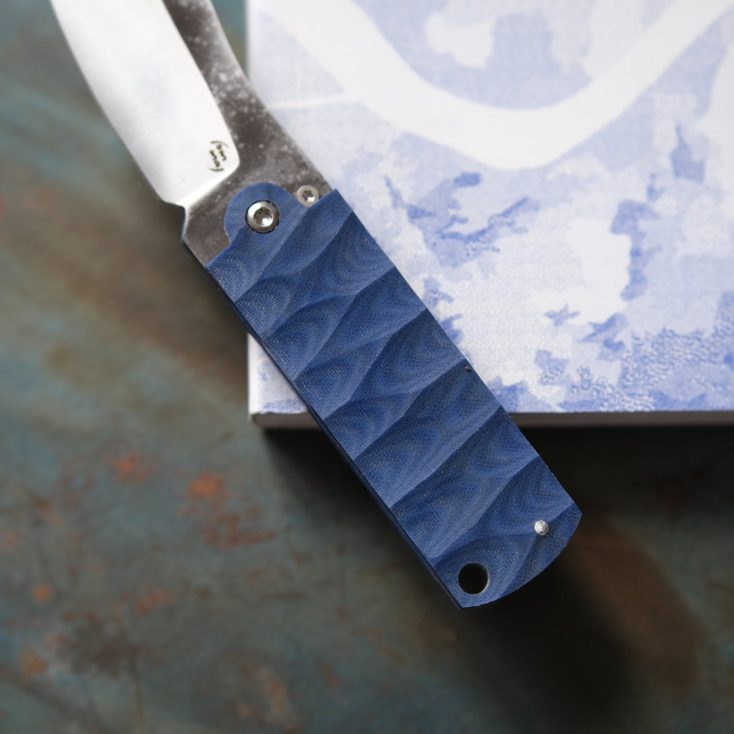 CHINGU • COUTEAU DE POCHE BLEU