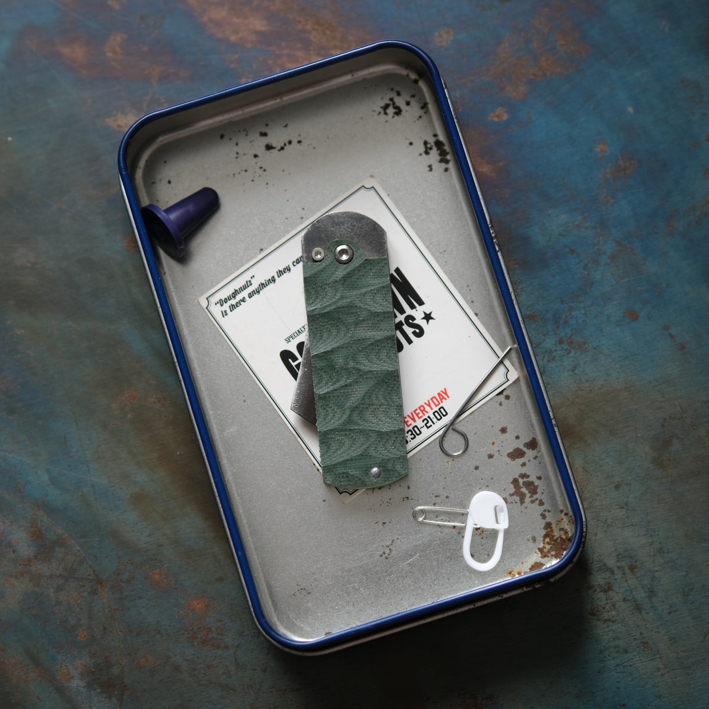 CHINGU • COUTEAU DE POCHE VERT SAPIN