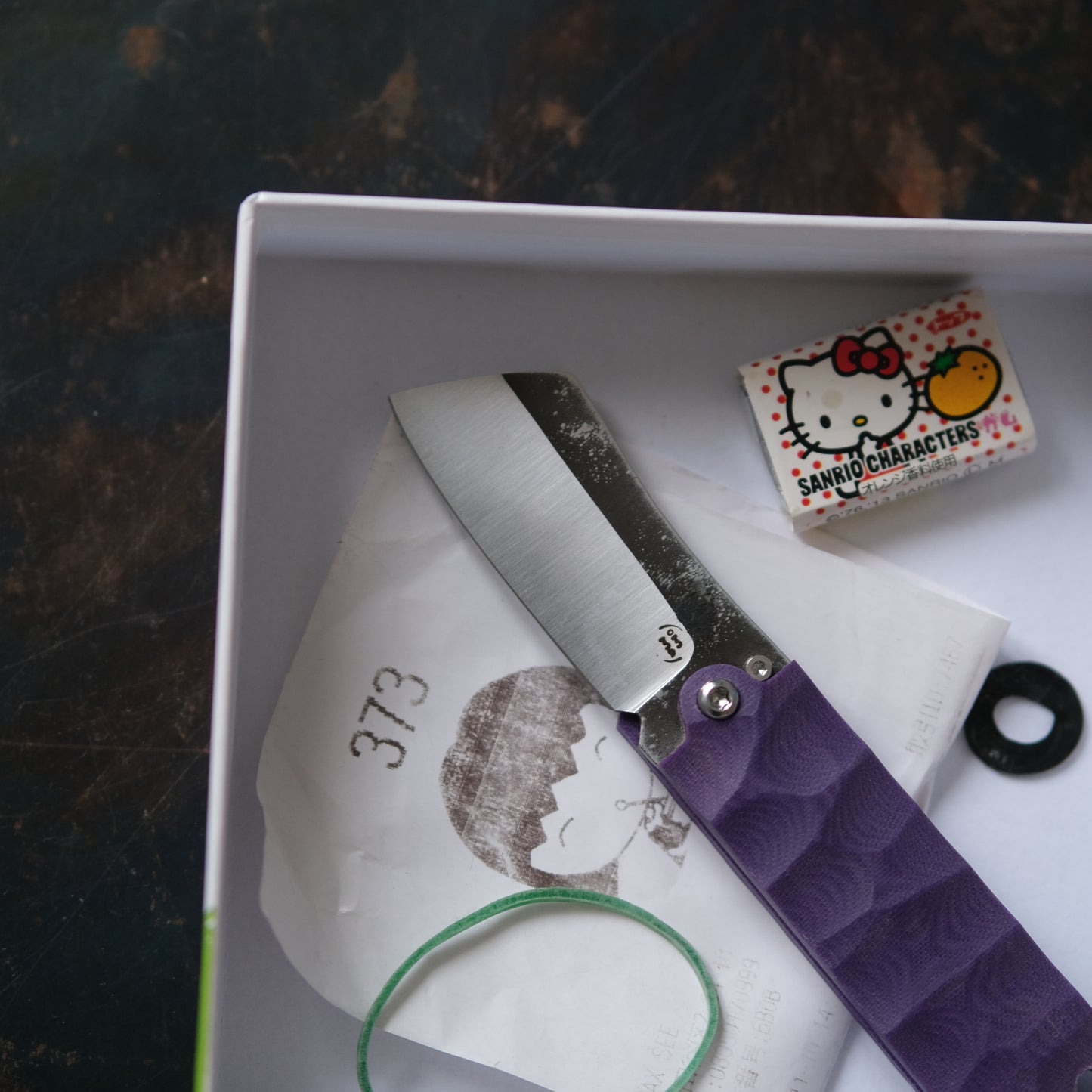 CHINGU • COUTEAU DE POCHE VIOLET