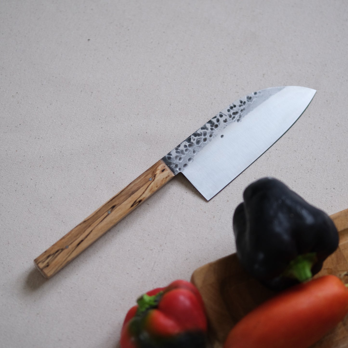 NALMADA • COUTEAU DE CUISINE HÊTRE ÉCHAUFFÉ