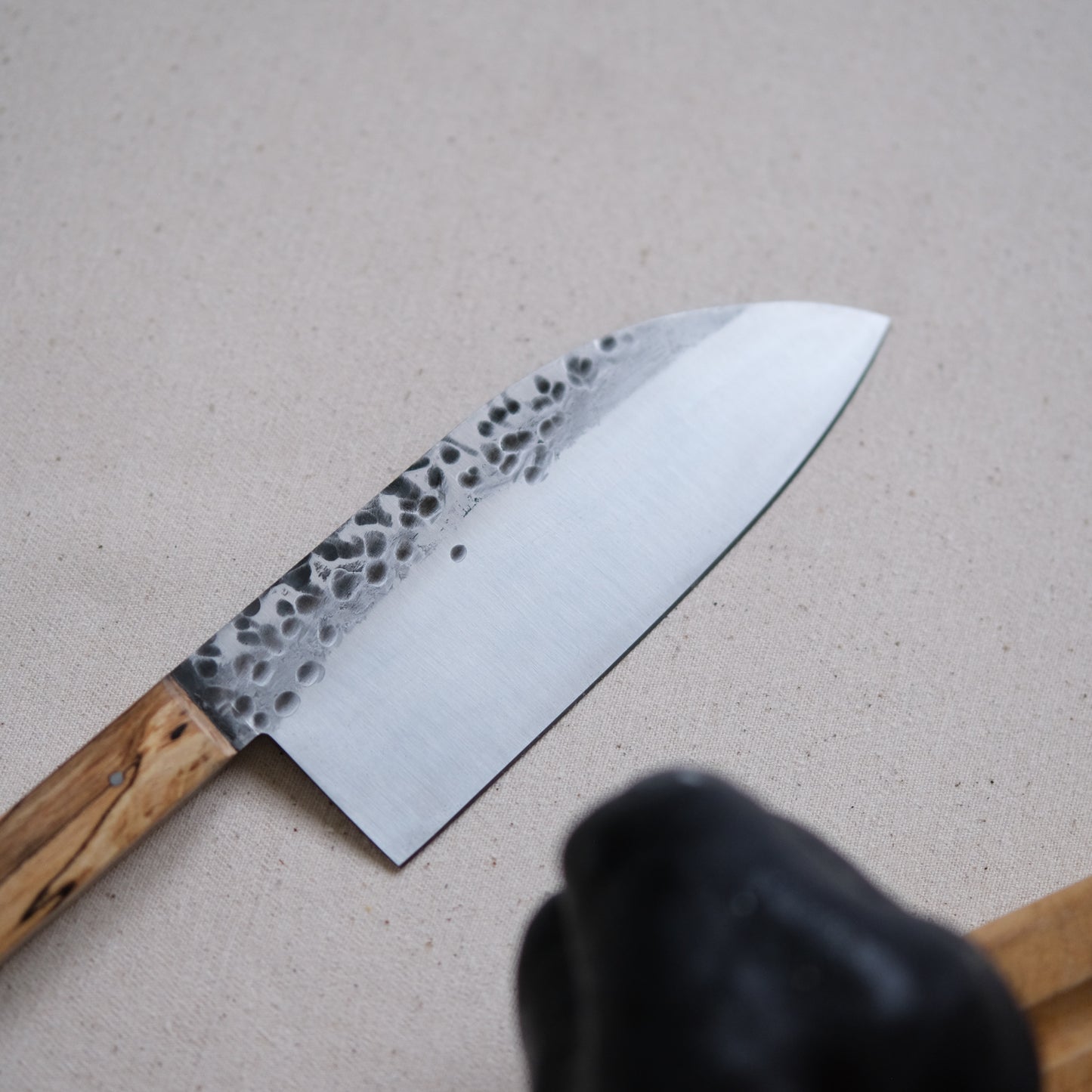 NALMADA • COUTEAU DE CUISINE HÊTRE ÉCHAUFFÉ