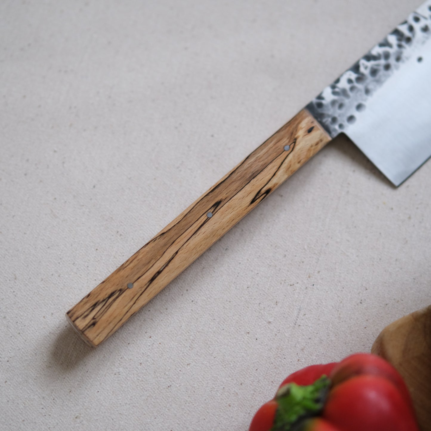 NALMADA • COUTEAU DE CUISINE HÊTRE ÉCHAUFFÉ