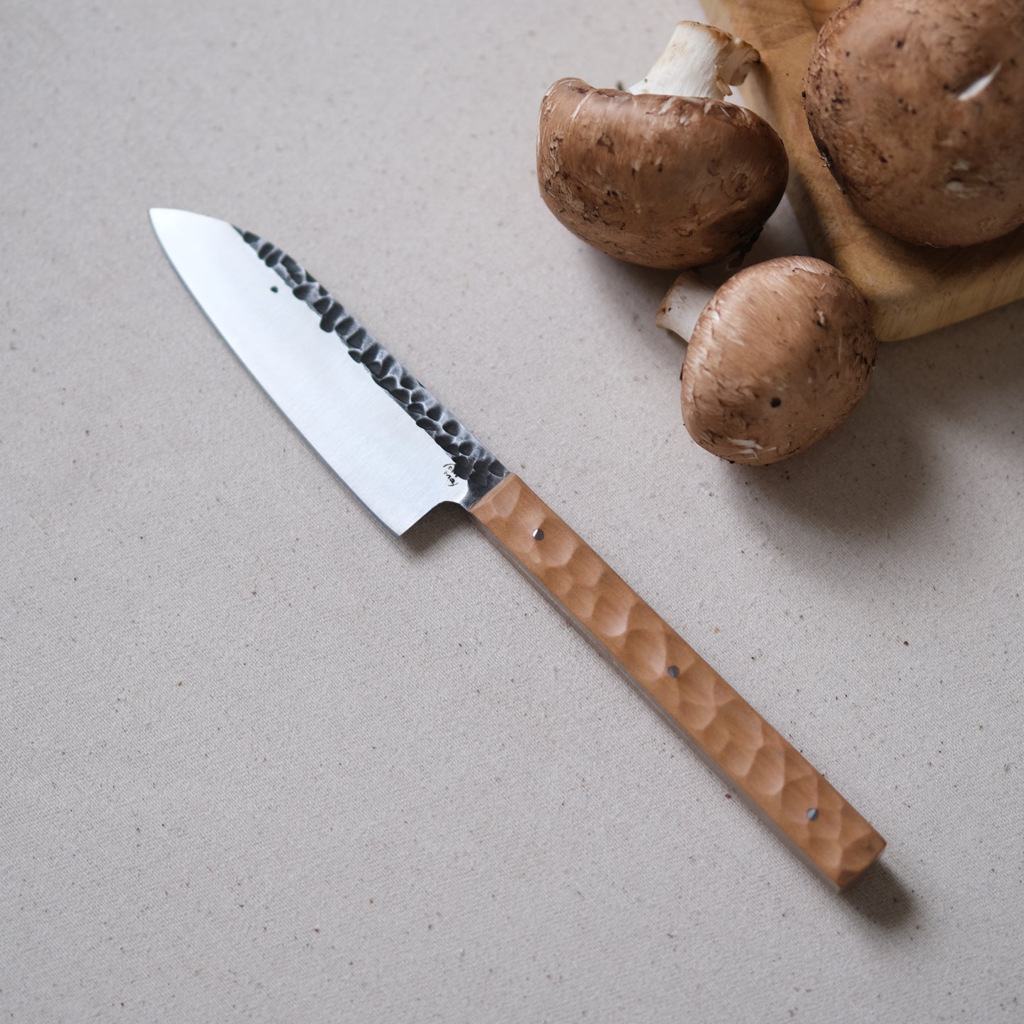 NALMADA MINI • COUTEAU D'OFFICE POIRIER TEXTURÉ