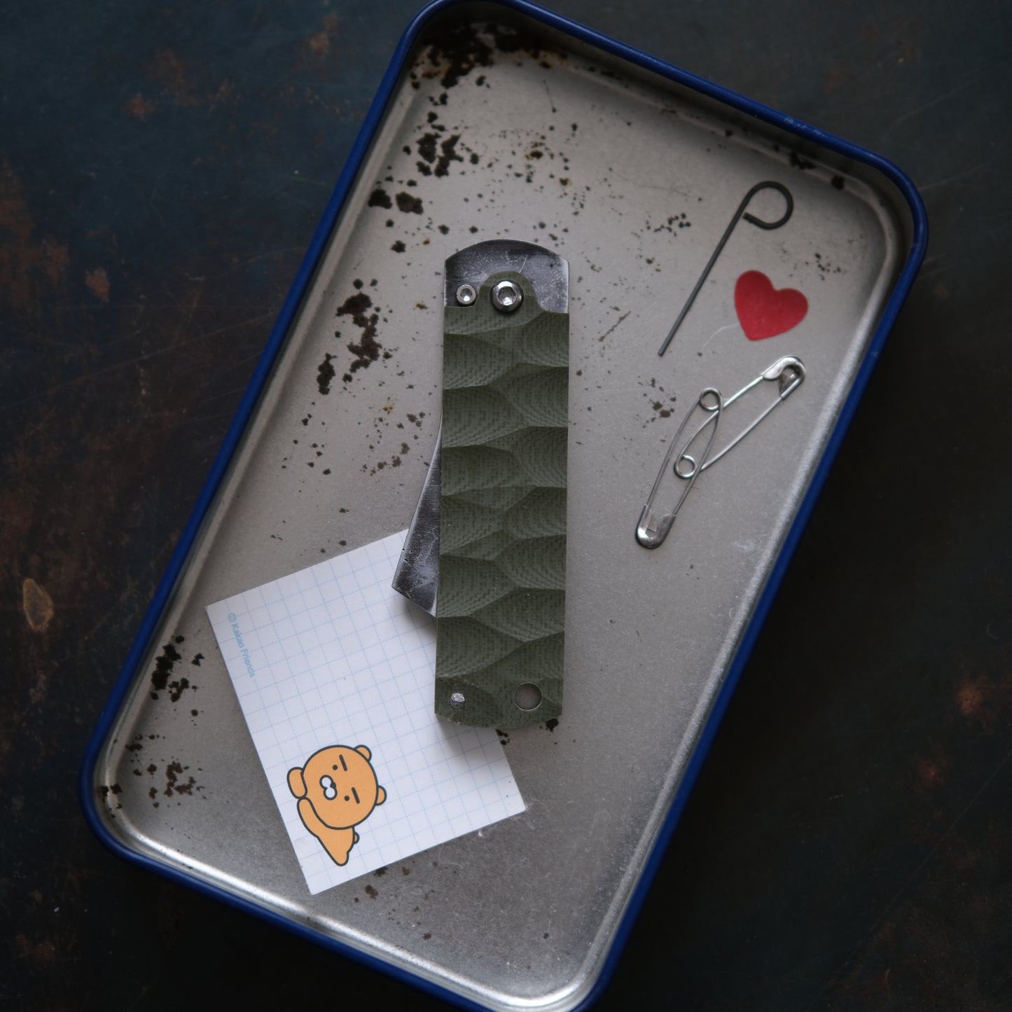 CHINGU • COUTEAU DE POCHE KAKI