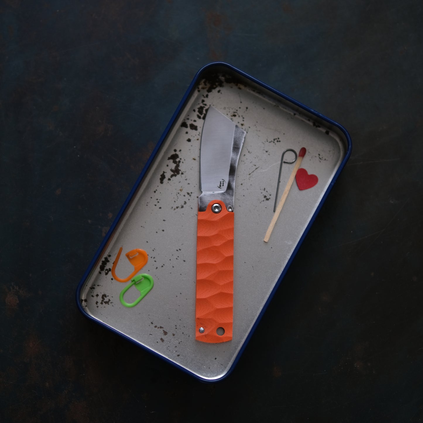 CHINGU • COUTEAU DE POCHE ORANGE