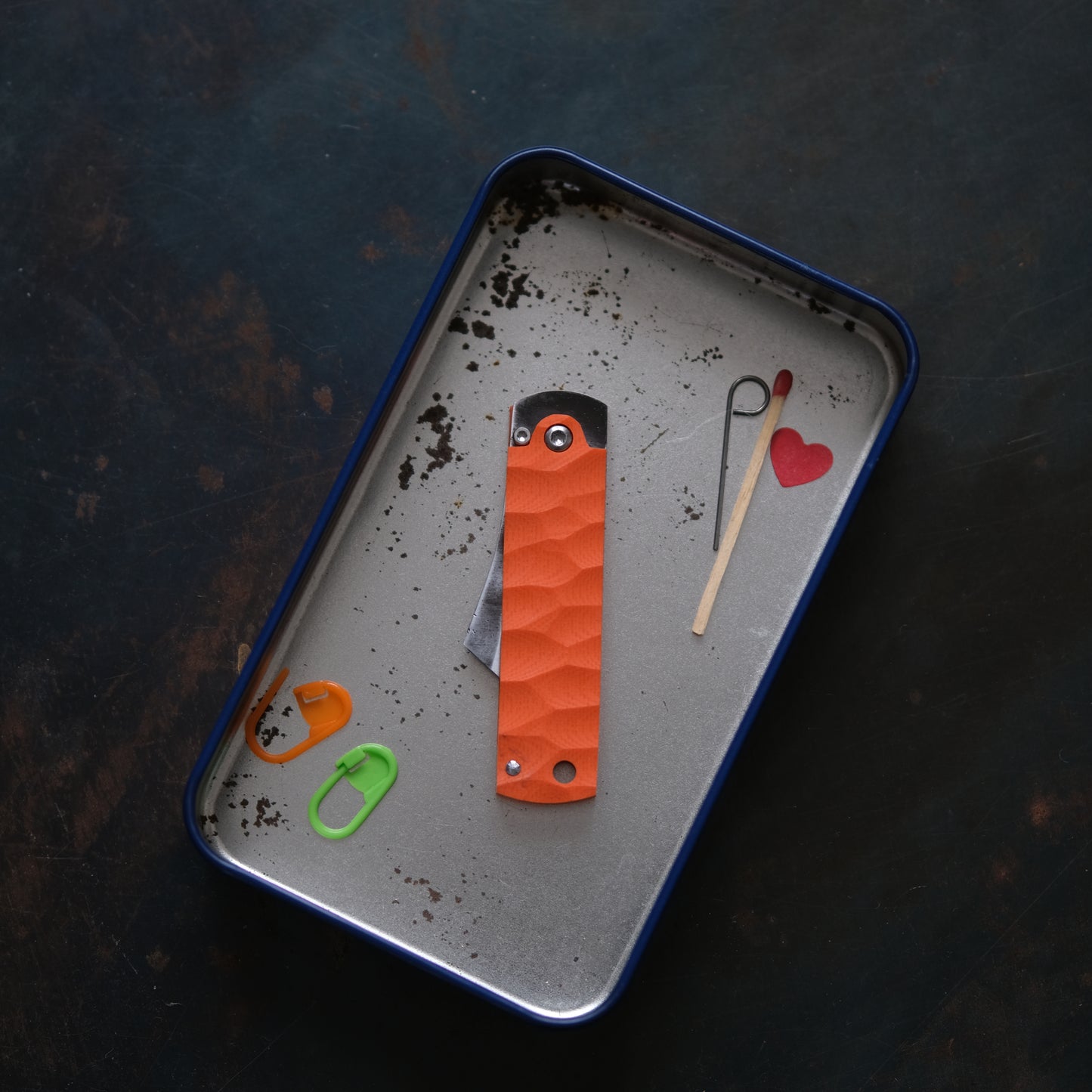 CHINGU • COUTEAU DE POCHE ORANGE