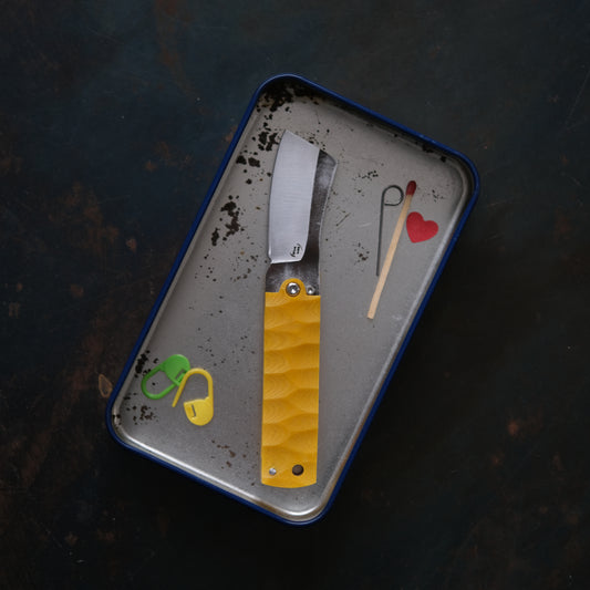 CHINGU • COUTEAU DE POCHE JAUNE