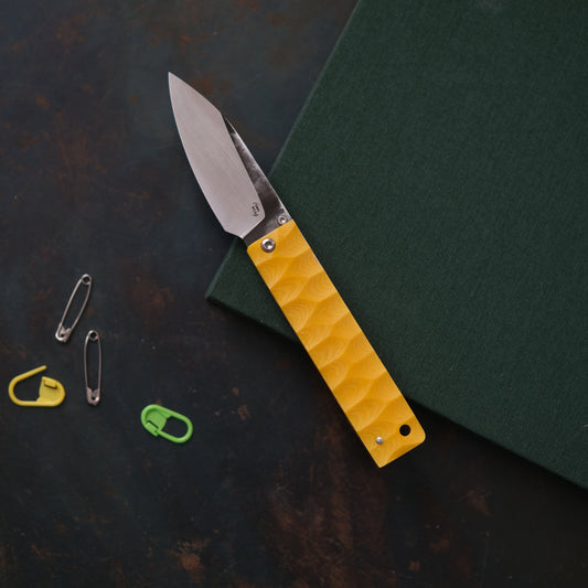 YOBO • COUTEAU PLIANT JAUNE
