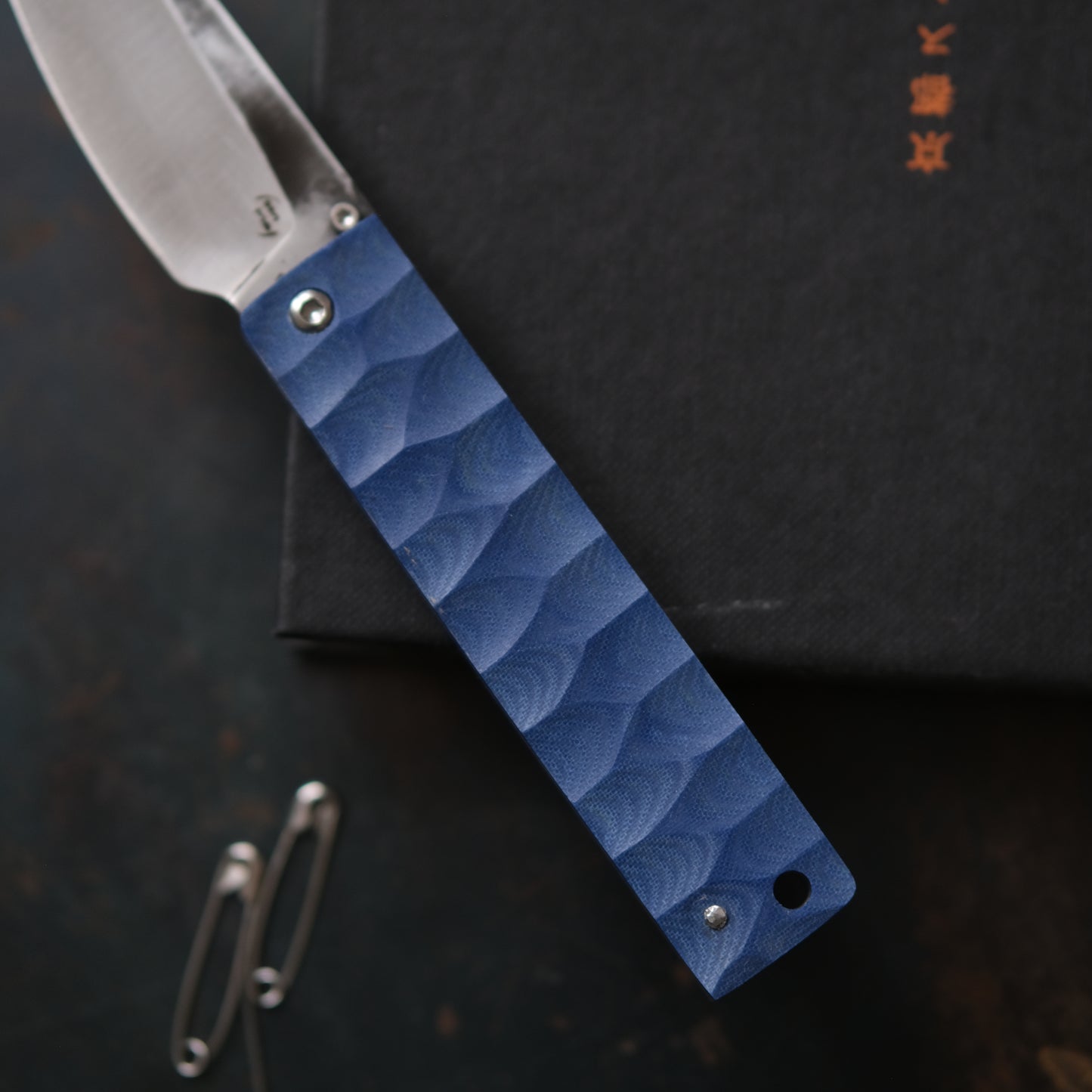 YOBO • COUTEAU PLIANT BLEU