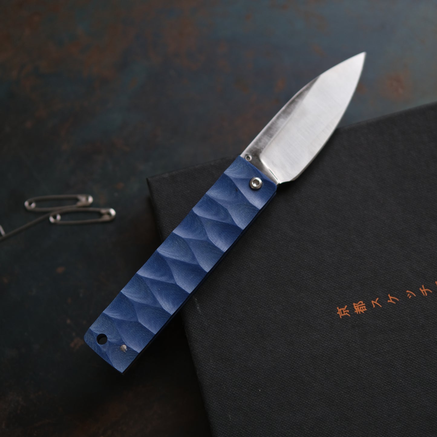 YOBO • COUTEAU PLIANT BLEU