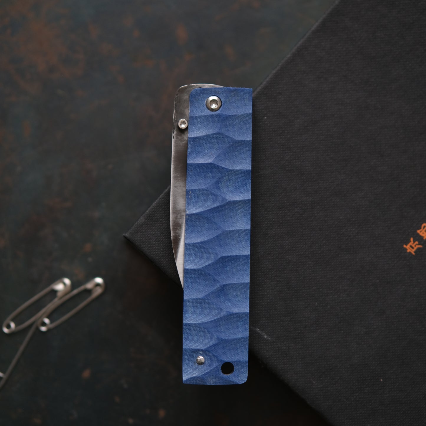 YOBO • COUTEAU PLIANT BLEU