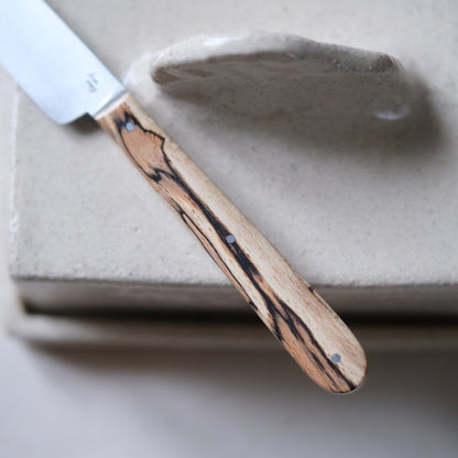 BOTO • COUTEAU À BEURRE HÊTRE ÉCHAUFFÉ