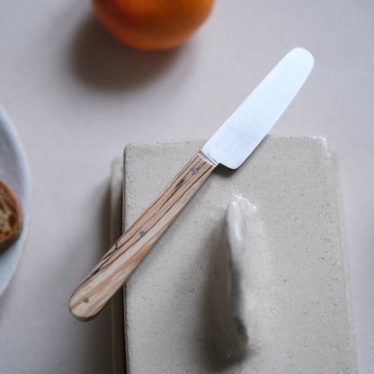 BOTO • COUTEAU À BEURRE HÊTRE ÉCHAUFFÉ