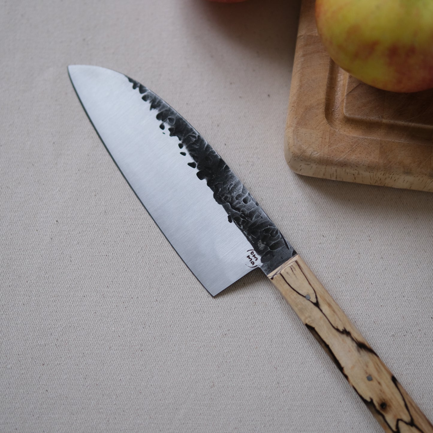 NALMADA • COUTEAU DE CUISINE HÊTRE ÉCHAUFFÉ