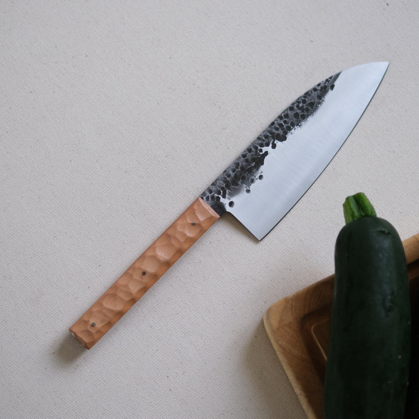 NALMADA • COUTEAU DE CUISINE POIRIER TEXTURÉ