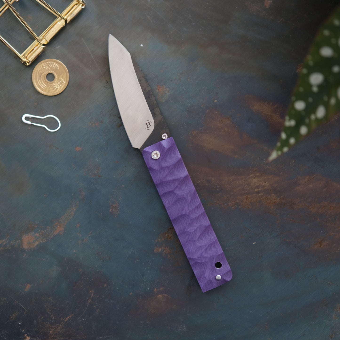 YOBO • COUTEAU PLIANT VIOLET
