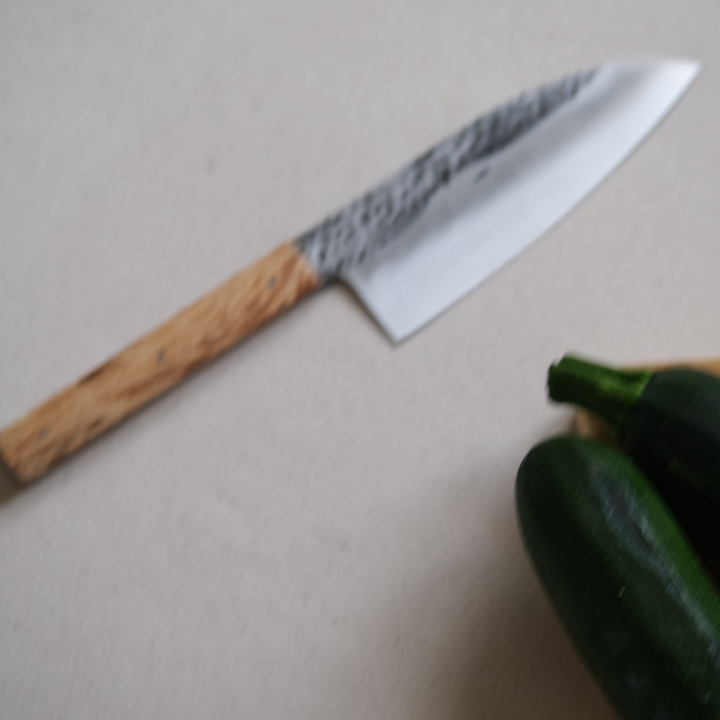 NALMADA • COUTEAU DE CUISINE HÊTRE ÉCHAUFFÉ