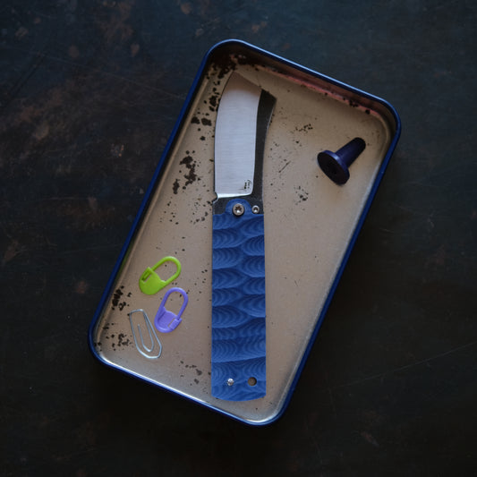 CHINGU • COUTEAU DE POCHE BLEU