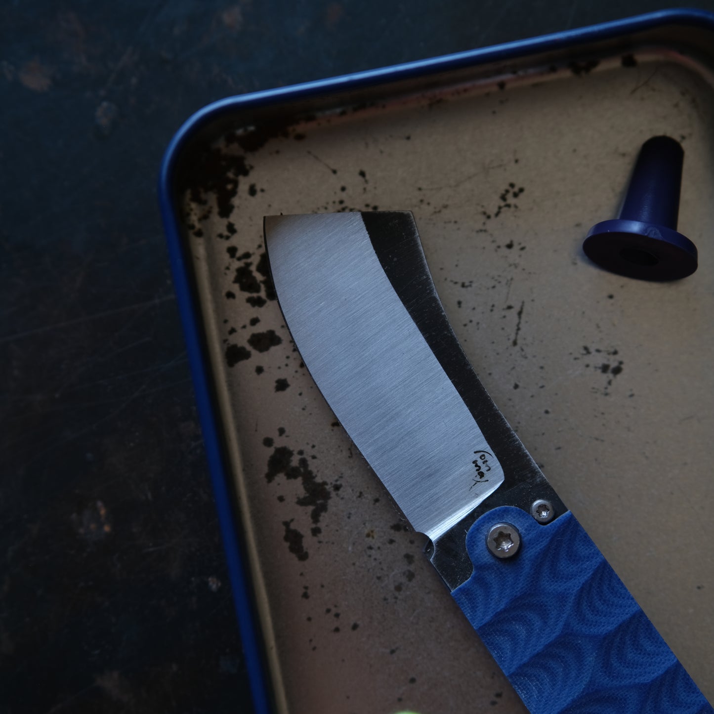 CHINGU • COUTEAU DE POCHE BLEU