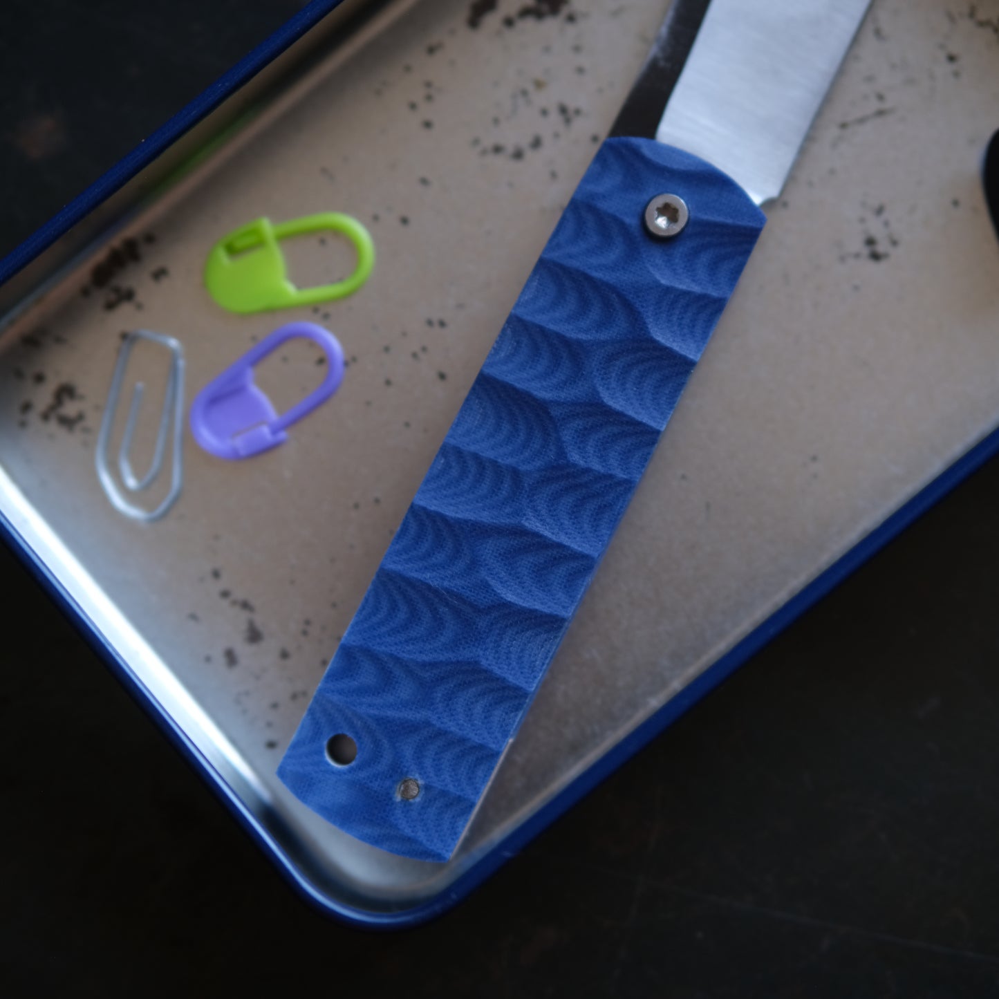 CHINGU • COUTEAU DE POCHE BLEU
