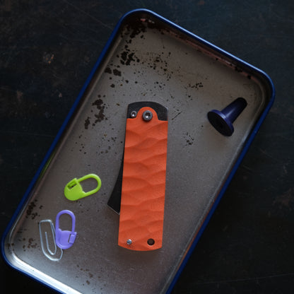 CHINGU • COUTEAU DE POCHE ORANGE