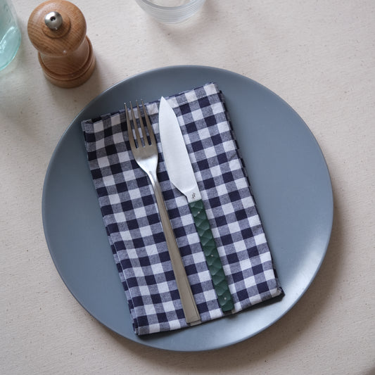 SIKSA • COUTEAUX DE TABLE FIBRE DE VERRE VERT TEXTURÉ [PRÉ-COMMANDE]