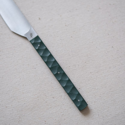 SIKSA • COUTEAUX DE TABLE FIBRE DE VERRE VERT TEXTURÉ [PRÉ-COMMANDE]
