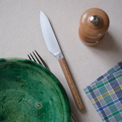 SIKSA • COFFRET DE COUTEAUX DE TABLE PLATANE