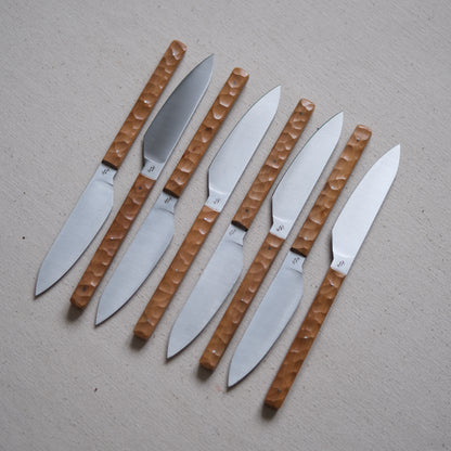SIKSA • COFFRET DE COUTEAUX DE TABLE POIRIER TEXTURÉ