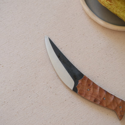 POISSON • Couteau enfant poirier & noyer