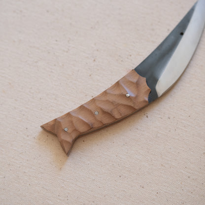 POISSON • Couteau enfant poirier & noyer