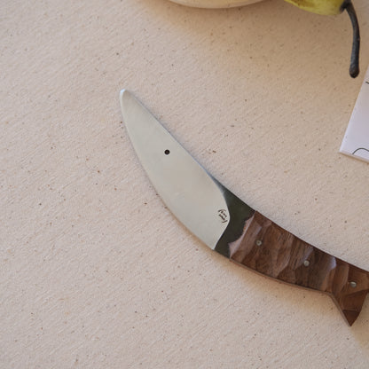 POISSON • Couteau enfant noyer & padouk