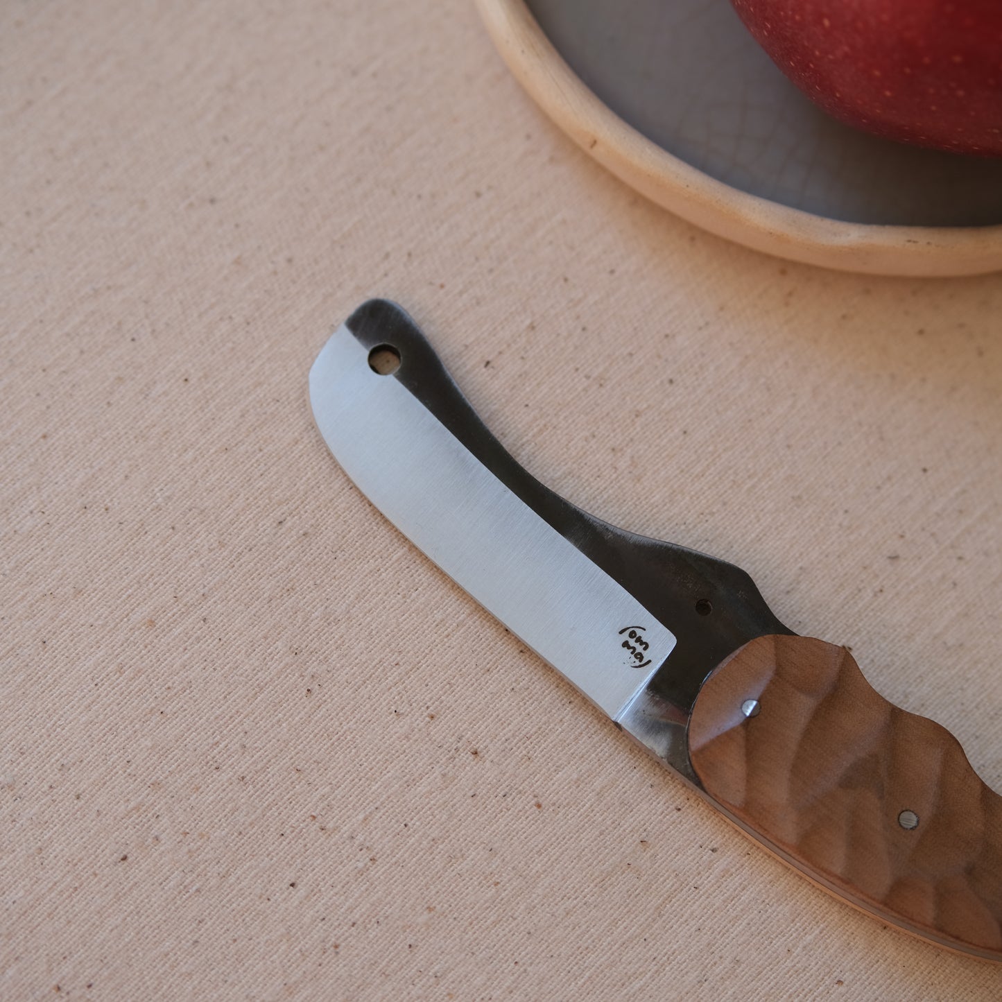 CROCO • Couteau enfant noyer & érable